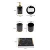 NOBRIM Bathroom Accessory 6-Pieces Ceramic Bathroom Accessories Set Wash Set Dispenser Toothbrush Holder,Toothbrush Cup,Soap Dish,Handle Tray,Bathroom Sets Bathroom Wash Set view 2