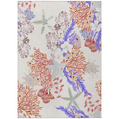 Addison Rugs Surfside ASR31 Spice 1'8" x 2'6" Indoor Outdoor Area Rug, Easy Clean, Machine Washable, Non Shedding, Bedroom, Living Room, Dining Room, Kitchen, Patio Rug