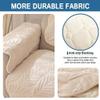 ALABOW Couch Covers Sectional L Shape Sofa Cover Pure Color Dutch Velvet Couch Cover 3 2 4 1 Seater Nordic Modern Sofa Slipcover Quilted Non-Slip Furniture Protector(Gg,90x180cm) view 3