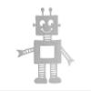 Jess and Jessica Metal Wall Art Metal Robot Sign, Kids Room Decor, Robot Decor, Metal Cutout, Wall Art, Home Decor, Wall Hanging, Unfinished Ready to Paint view 1