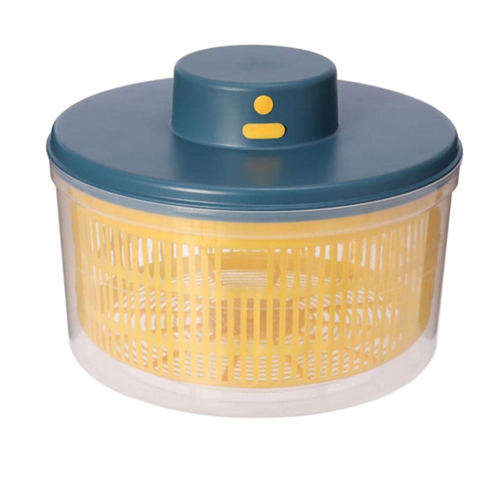 FEMUN,dehydrator,Drain basket,vegetable dehydrator-Washing and dehydrating two in one, one button start, easy to dump - can be used for dumping and draining, storage and storage.