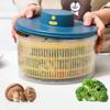 FEMUN,dehydrator,Drain basket,vegetable dehydrator-Washing and dehydrating two in one, one button start, easy to dump - can be used for dumping and draining, storage and storage. view 2
