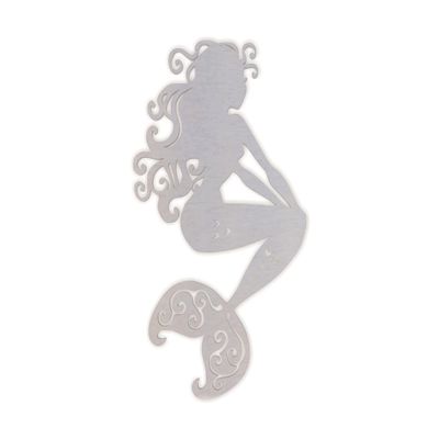 Jess and Jessica Metal Wall Art Metal Sign Mermaid Princess, Metal Cutout, Wall Art, Home Decor, Wall Hanging, Unfinished Ready to Paint