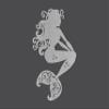 Jess and Jessica Metal Wall Art Metal Sign Mermaid Princess, Metal Cutout, Wall Art, Home Decor, Wall Hanging, Unfinished Ready to Paint view 3