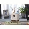 NOBRIM Bathroom Accessory Ceramic Bathroom Sets 5pcs Bathroom Wash Set for Restroom Apartment Decor Stuff Lotion Bottle Cup Soap Dish Toothbrush Holder Tray Bathroom Wash Set view 3