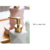 NOBRIM Bathroom Accessory Ceramic Geometric Shaped Bathroom Accessory Set 6-Piece Bathroom Soap Dispenser Pump Toothbrush Holder Tumbler and Soap Dish Tray Bathroom Wash Set view 3