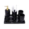 NOBRIM Bathroom Accessory 6-Pieces Ceramic Bathroom Accessories Set Wash Set Dispenser Toothbrush Holder,Toothbrush Cup,Soap Dish,Handle Tray,Bathroom Sets Bathroom Wash Set view 1
