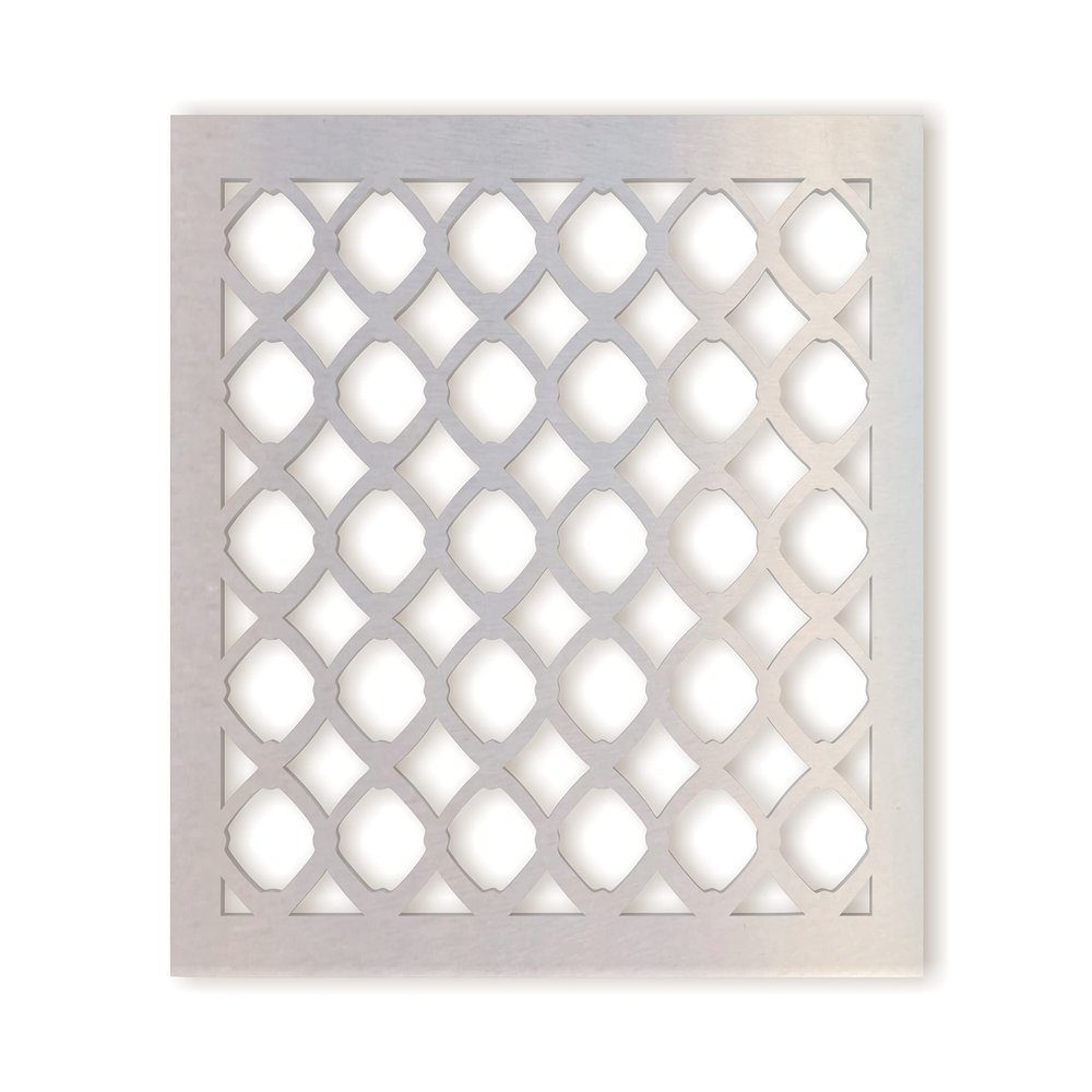 Jess and Jessica Metal Wall Art Metal Diamond Lattice - Mandala Wall Art for Home Decor, Wall Panels, Overlays, Trellis, Privacy Screens & Yard Decor
