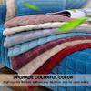 ALABOW Couch Covers Sectional L Shape Sofa Cover Pure Color Dutch Velvet Couch Cover 3 2 4 1 Seater Nordic Modern Sofa Slipcover Quilted Non-Slip Furniture Protector(U,90x90cm) view 3