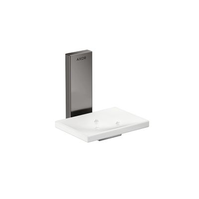AXOR Universal Rectangular Soap Dish in Polished Black Chrome, 42605330