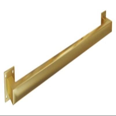 ALDEPO Grab Bars Wall Mount Indoor Stairs Handrail with Complete Kit, 3/5/7/10/12 Foot, Gold Square Barrier-Free Grab Bar for Elderly Disabled Kids, Made to Measure/4M (Color : 5m)