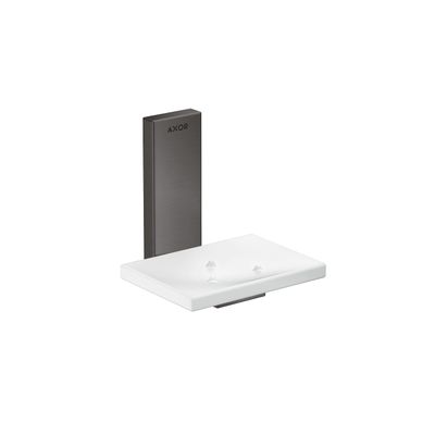 AXOR Universal Rectangular Soap Dish in Brushed Black Chrome, 42605340