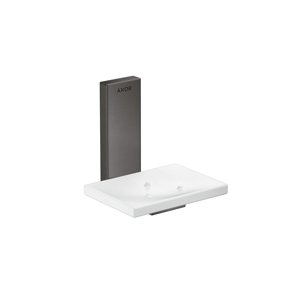 AXOR Universal Rectangular Soap Dish in Brushed Black Chrome, 42605340