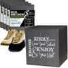 Life Charge Shoe Covers Box - Real Estate Open House Supplies for Realtor Listings. Shoe Cover Holder for Home asks to Please Cover Shoes - Fill with Shoe Booties - Indoor Use | 5 Pack Grey & White view 1
