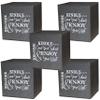 Life Charge Shoe Covers Box - Real Estate Open House Supplies for Realtor Listings. Shoe Cover Holder for Home asks to Please Cover Shoes - Fill with Shoe Booties - Indoor Use | 5 Pack Grey & White view 2