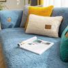 ALABOW Couch Covers Sectional L Shape Sofa Cover Pure Color Dutch Velvet Couch Cover 3 2 4 1 Seater Nordic Modern Sofa Slipcover Quilted Non-Slip Furniture Protector(Large,70x70cm) view 1
