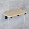 FERFXN Wall Mounted Desk Wall Mounted Folding Table Folding Wall-Mounted Drop-Leaf Table Wall Mounted Folding Table Small Spaces Wall Mounted Table for Study/Bedroom 48x18in Oak view 1