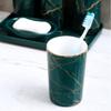 NOBRIM Bathroom Accessory 6-Pieces Ceramic Bathroom Set Bathroom Wash Set Toothbrush Holder/Soap Dispenser/Soap Dish/Tumbler/Tray Bathroom Accessories Bathroom Wash Set view 4