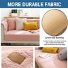 ALABOW Couch Covers Sectional L Shape Sofa Cover Pure Color Dutch Velvet Couch Cover 3 2 4 1 Seater Nordic Modern Sofa Slipcover Quilted Non-Slip Furniture Protector(H,90x90cm) view 2