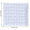 QQXX Pebbles Bath Mat with Drain Holes Suction Cups,Machine Washable Tub Mat for Bathroom,Square Non-Slip Shower Mat(54x54cm(21.2"x21.2"), White) view 3