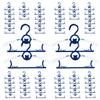 Baby Hangers for Nursery Closet 60 Pack Plastic Kids Clothes Hanger Space Saving Non Slip Extendable Toddler 11-14 Adjustable Hangers Heavy Duty Clothing Infant Hanger Bulk, Deep Blue view 1