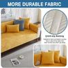 ALABOW Couch Covers Sectional L Shape Sofa Cover Pure Color Dutch Velvet Couch Cover 3 2 4 1 Seater Nordic Modern Sofa Slipcover Quilted Non-Slip Furniture Protector(C,70x150cm) view 3