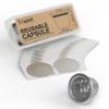 Triplot 1pc Reusable Pods with 250pcs Lids Set Compatible for Nespresso OriginalLine Machine view 2