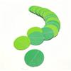 JEYE Green Circle Dots Paper Garland Party Banner Decor Paper Streamer Backdrop Hanging Decorations for Birthday Engagement Wedding Christmas Party Decor, Pack of 2, 26 Feet in Total view 2