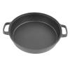 Cast Iron Dutch Oven Pot, Cast Iron Pot Dual Loop Handle 25cm Uncoated Dutch Oven Flat Bottom for Soup Stew view 1