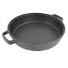 Cast Iron Dutch Oven Pot, Cast Iron Pot Dual Loop Handle 25cm Uncoated Dutch Oven Flat Bottom for Soup Stew view 4