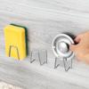 Stainless Steel Drain Rack, Kitchen Sink Wall Hanging, Storage Hook, No Need For Punching Installation, Can Adapt To Any Environment view 4