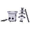4 Tiers Chocolate Fondue Fountain Stainless Steel Electric Fondue Pot for Party Restaurant Wedding view 2