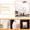 iplusmile Desktop Metal Storage Basket Nordic Style Iron Book Organizer with Handles for Desktop Multi-functional Storage Bin for Magazines view 4
