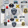 30 Pcs Police Party Hanging Swirls Police Party Decorations Swirls Favors Graduation Decorations Decor for Department Theme Birthday Baby Shower Supplies view 1
