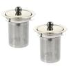 SHERCHPRY 2pcs Fine Mesh Tea Strainer Lid for Teapots and Loose Leaf Tea Essential Filter for Home Tearooms and Restaurants view 1