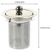 SHERCHPRY 2pcs Fine Mesh Tea Strainer Lid for Teapots and Loose Leaf Tea Essential Filter for Home Tearooms and Restaurants view 2