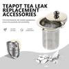 SHERCHPRY 2pcs Fine Mesh Tea Strainer Lid for Teapots and Loose Leaf Tea Essential Filter for Home Tearooms and Restaurants view 3