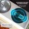 13 Pcs Mixing Bowls Set, RV Camping Accessories Set, Apartment Kitchen Gadget Easy Storage, Inculding Measuring Cups Colander Sifter Large Bowl Whisk Scraper, Great for Cooking and Baking, No BPA view 3