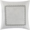 Stratford Park 7 Piece Tufted Embroidery Comforter Set, White, Bed Size Queen, Modern Design, All Season Bedding Set, Matching Bedskirt, Pillows & Shams view 4