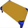 Daycare Cot Sheets for Toddler and Preschool- Corner Elastic Loops - Cot Bed Fitted Sheet - 100% Egyptian Cotton Surface, Pack of 12 (23" W X 47" L) - Golden view 1