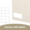 Bagnizer Large 42 Quarts Collapsible Stackable Storage Bins Cube with Lids [3-Pack] Foldable Fabric Linen Storage Boxes, Closet Organizer Baskets with Label for Home (16.7 x 12 x 12, Beige) view 4