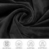 5 Seats L Shape Velvet Stretch Recliner Corner Sofa Cover, Corner Sofa Covers for Sectional Sofa Set, for Reclining L Shape Sofa Slipcovers Thick,Soft,Washable Durable Furniture Protector (L-5-Black) view 4