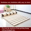 LOBOTOU Breathable Moisture-Proof Bed Plate, Guest Tatami Mat,Wood Roll-Type Slatted Bed Japanese Floor Futon Mattress, Floor Sleep Bedding (Full) view 2