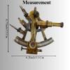 Medieval Replicas Brass Ship History Sextant Gift for Father's Day, Birthday, Anniversary, Christmas. Kelvin & Hughes London Handmade W/Wooden Box view 3
