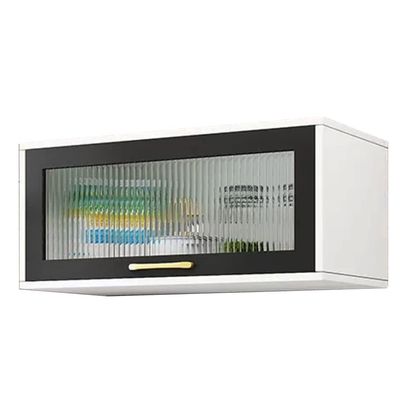 Wall Cabinet Kitchen Cupboard Porch Study Wall Cabinet Floating Side Cabinet for Dining Table Wall-Mounted Locker Bedroom Balcony Bathroom Cabinet (Color : White, Size : 80 * 35 * 30cm)