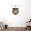 JIBEVEYYI Happy Easter Fuuny Bunny Rabbit Wreath for Front Door Rustic Wooden Hanging Welcome Sign Easter Decoration for Easter Spring Holiday Home Coffee Shop Bakery Farmhouse Window 1111 Inches view 4