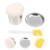 Hemoton 2 Sets Oil Wiper Pancake Spreader Maker Grill Tools Chopping Board Oil Applicator Baking Cake Brush Pancake Basting Oil Brush Turkey Baster Crepe Mini Stainless Steel Olive Oil view 4