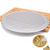 2pcs 3.5 to 13.5 Inch Round Aluminium Pizza Holding Net Pancake Pan Pie Cake Cooling Plate with Leaky Holes DIY Bakeware (2pcs 13.5 inch) view 1