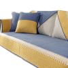 KBUYS Four Seasons Washed Cotton Sofa Cushion Combination Sofa Cover Cushion Armrest Towel,D,90 * 210cm view 1