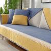 KBUYS Four Seasons Washed Cotton Sofa Cushion Combination Sofa Cover Cushion Armrest Towel,D,90 * 210cm view 2
